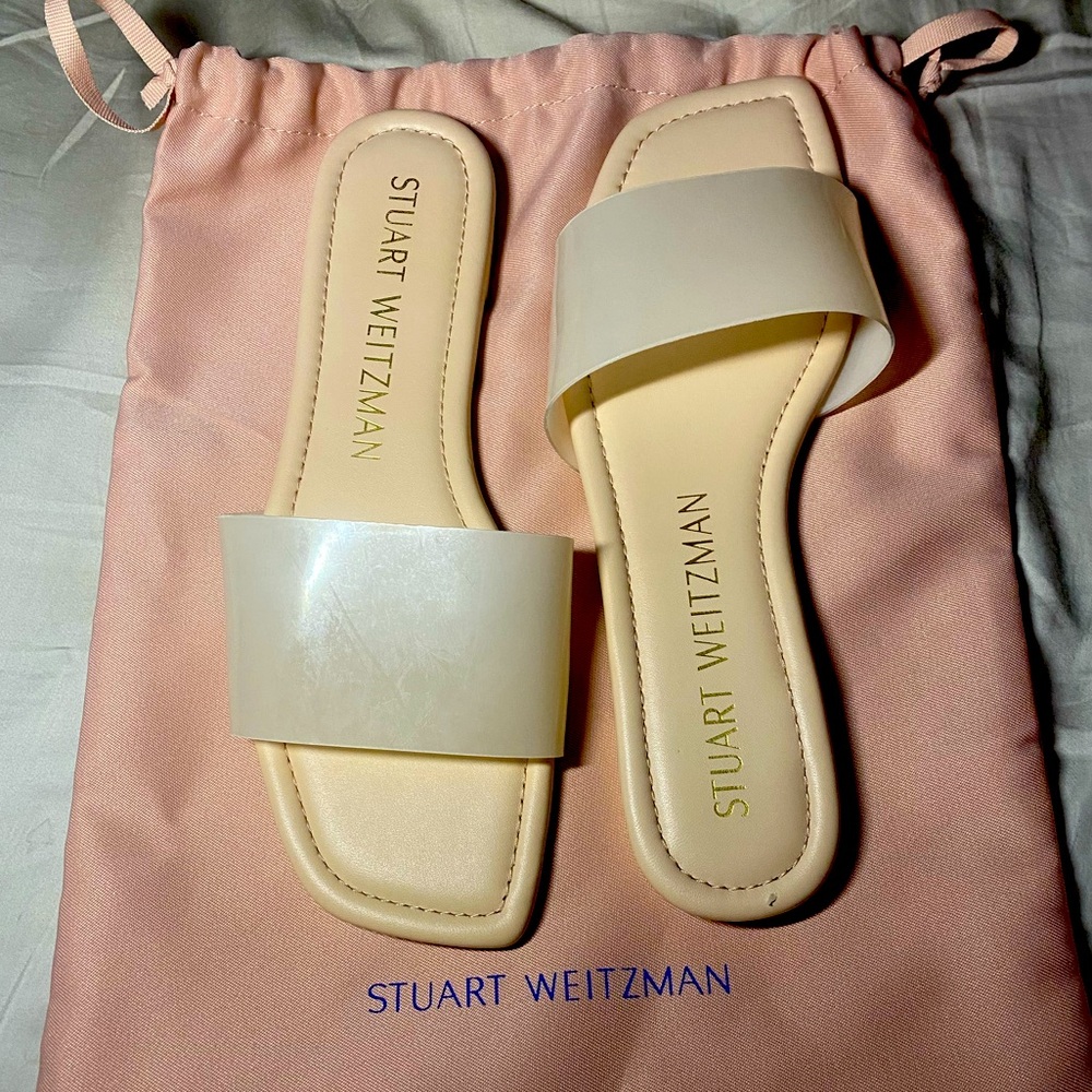 Stuart weitzman flats brand new never worn size 9.5